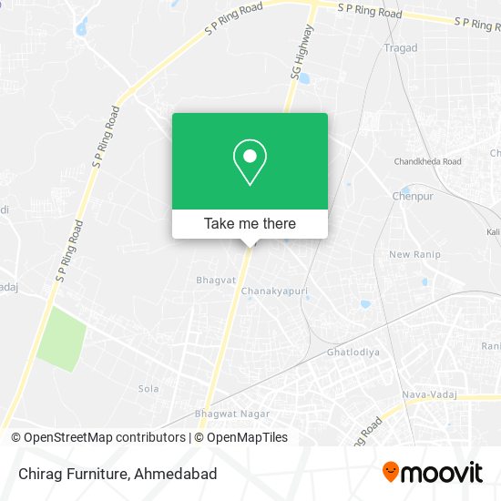 Chirag Furniture map