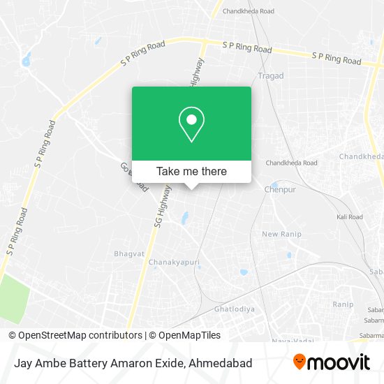 Jay Ambe Battery Amaron Exide map