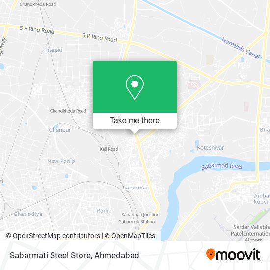 Sabarmati Steel Store map