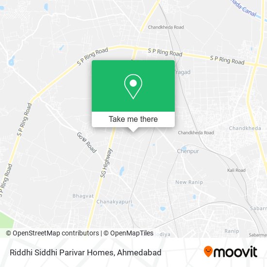 Riddhi Siddhi Parivar Homes map