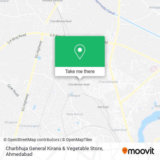 Charbhuja General Kirana & Vegetable Store map