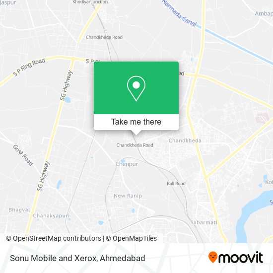 Sonu Mobile and Xerox map