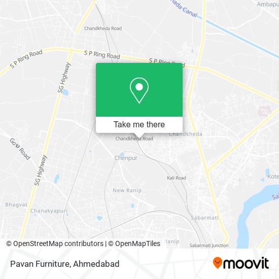 Pavan Furniture map