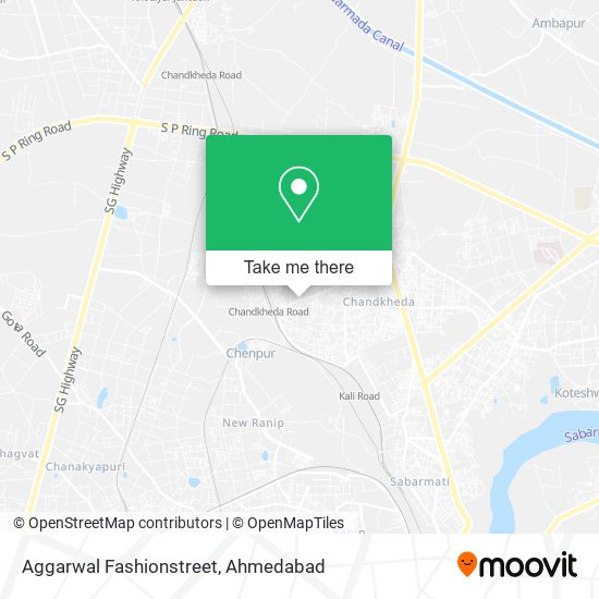 Aggarwal Fashionstreet map