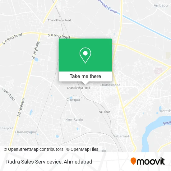 Rudra Sales Servicevice map