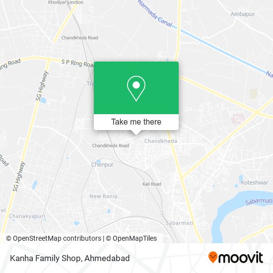 Kanha Family Shop map