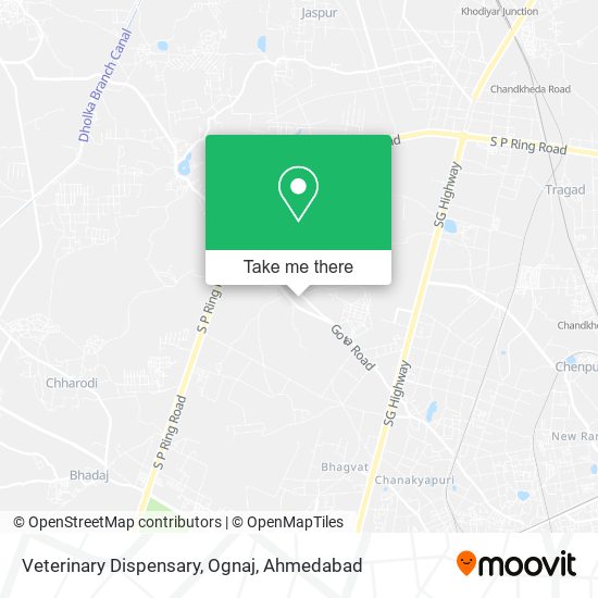 Veterinary Dispensary, Ognaj map