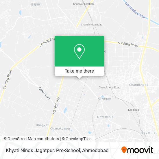 Khyati Ninos Jagatpur. Pre-School map