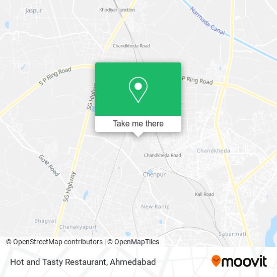 Hot and Tasty Restaurant map