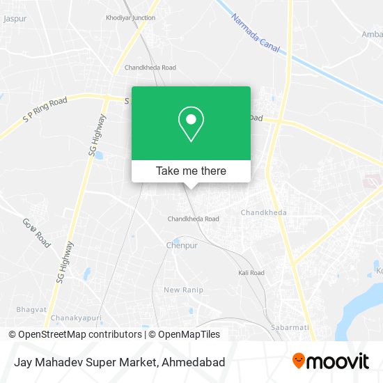 Jay Mahadev Super Market map