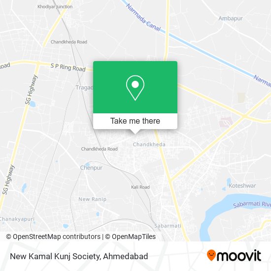 New Kamal Kunj Society map