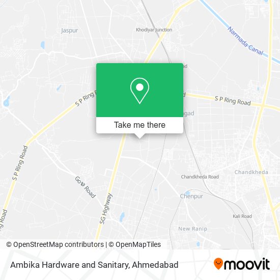 Ambika Hardware and Sanitary map