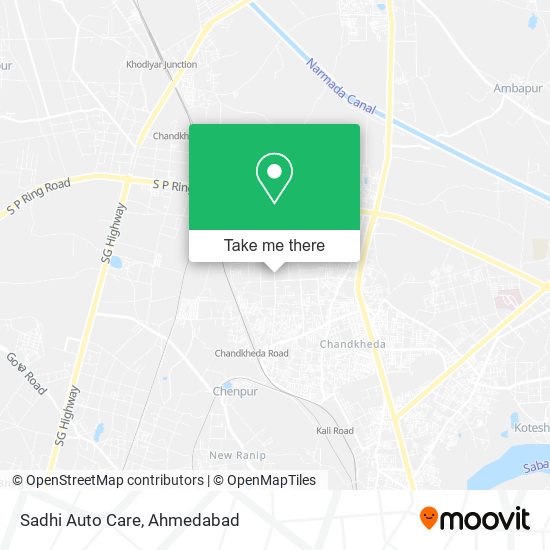 Sadhi Auto Care map