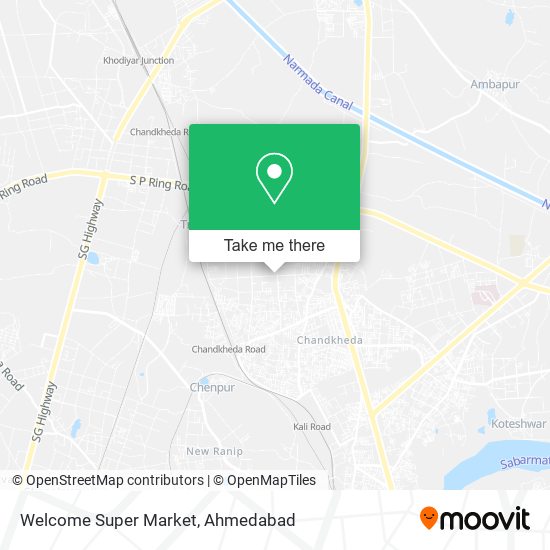 Welcome Super Market map