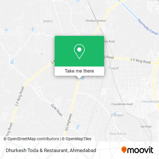 Dhurkesh Toda & Restaurant map