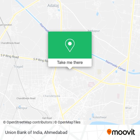 Union Bank of India map