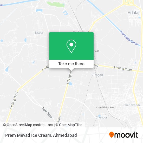 Prem Mevad Ice Cream map