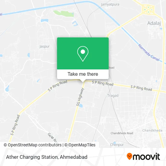 Ather Charging Station map