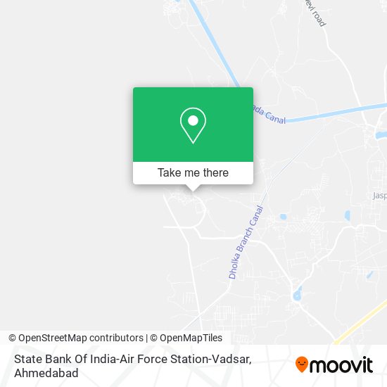 State Bank Of India-Air Force Station-Vadsar map