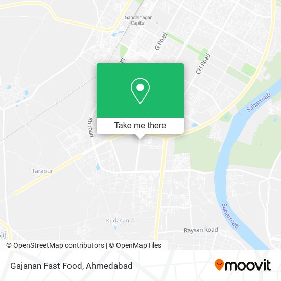 Gajanan Fast Food map