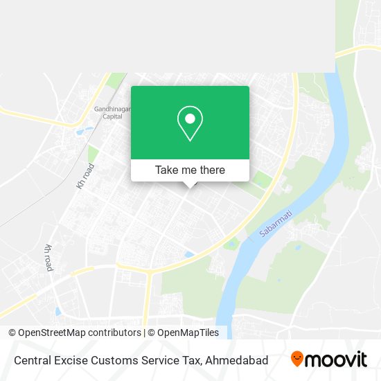 Central Excise Customs Service Tax map