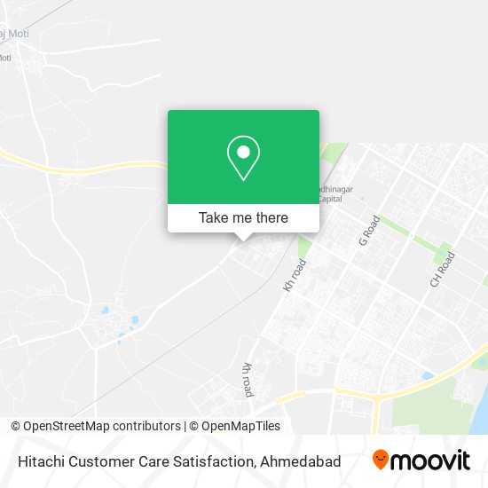 Hitachi Customer Care Satisfaction map