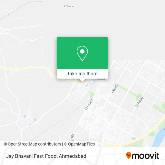 Jay Bhavani Fast Food map