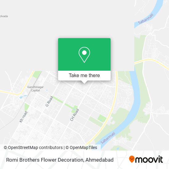 Romi Brothers Flower Decoration map