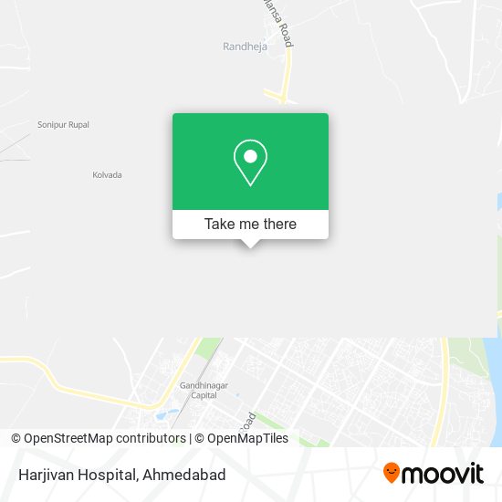 Harjivan Hospital map