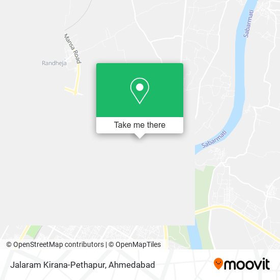 Jalaram Kirana-Pethapur map
