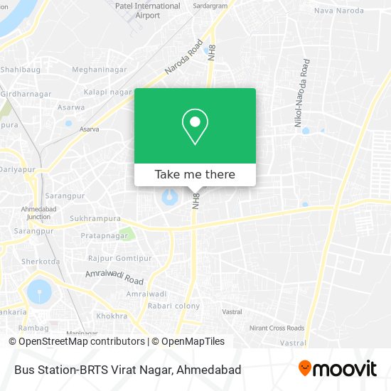 Bus Station-BRTS Virat Nagar map