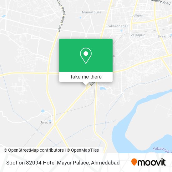 Spot on 82094 Hotel Mayur Palace map