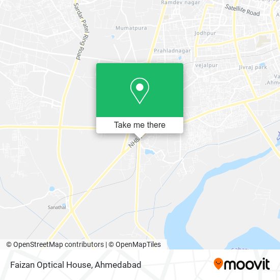 Faizan Optical House map