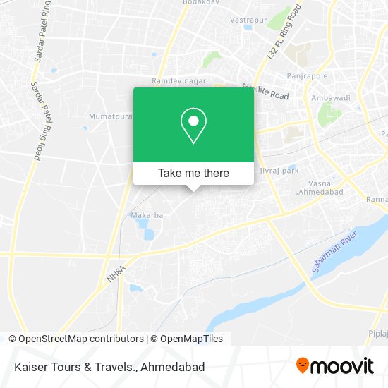 Kaiser Tours & Travels. map