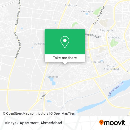 Vinayak Apartment map