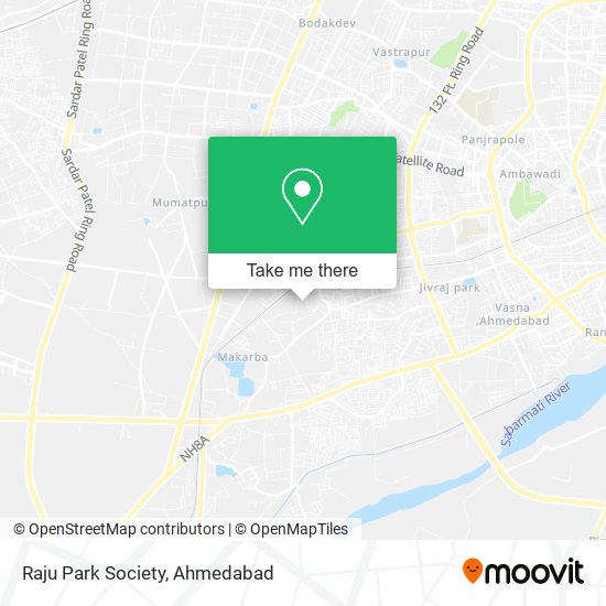 Raju Park Society map