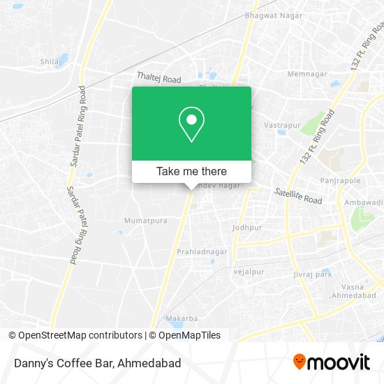 Danny's Coffee Bar map