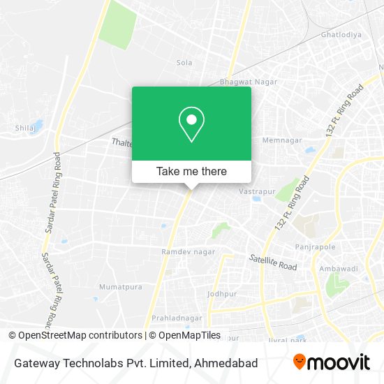 Gateway Technolabs Pvt. Limited map