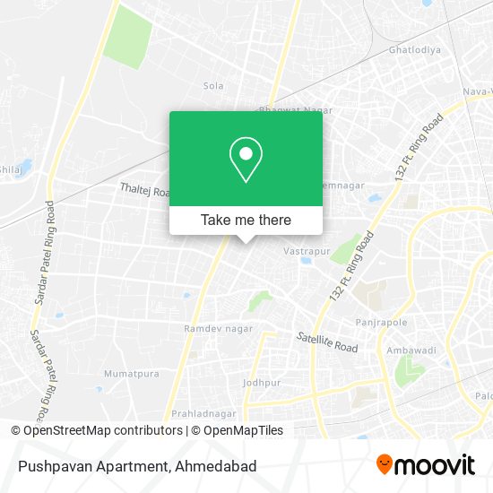 Pushpavan Apartment map