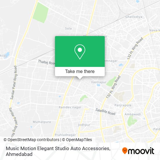 Music Motion Elegant Studio Auto Accessories map