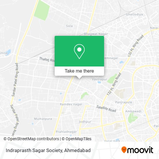 Indraprasth Sagar Society map