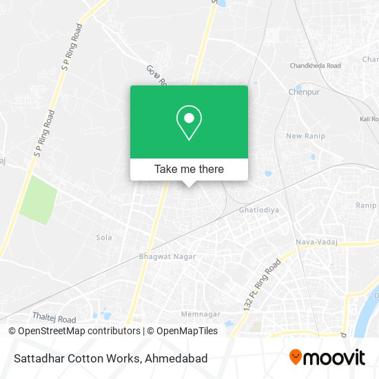 Sattadhar Cotton Works map