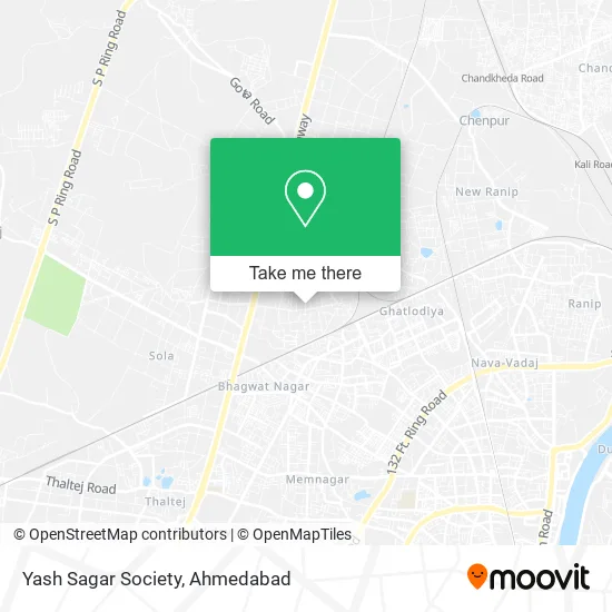 Yash Sagar Society map