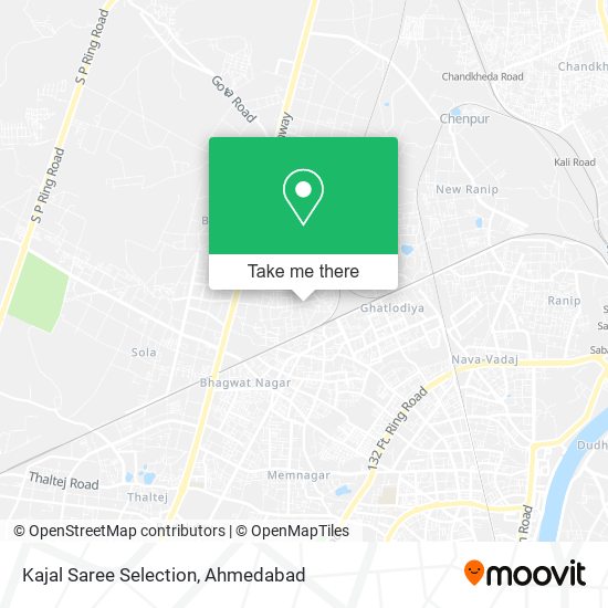 Kajal Saree Selection map