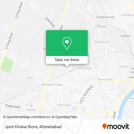 Jyoti Kirana Store map