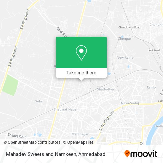 Mahadev Sweets and Namkeen map