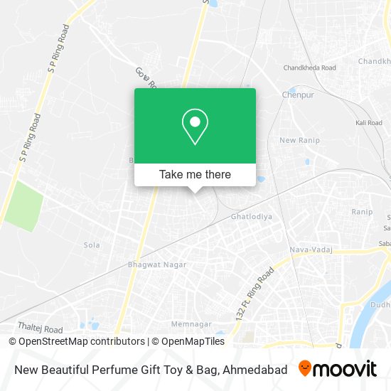New Beautiful Perfume Gift Toy & Bag map