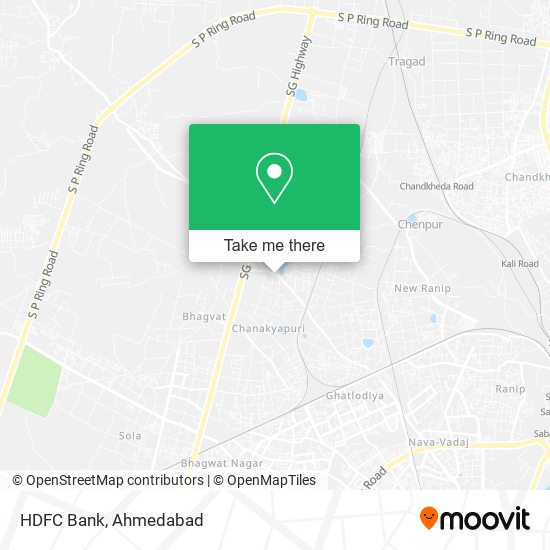 HDFC Bank map