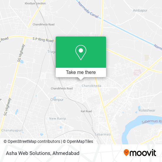 Asha Web Solutions map