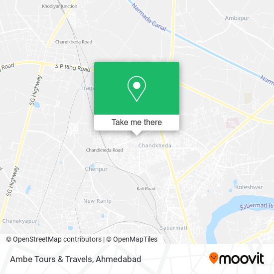 Ambe Tours & Travels map